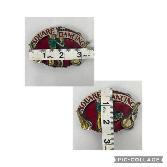 Country Music Band Banjo Guitar & Square Dancing Belt Buckle Bundle main image 5